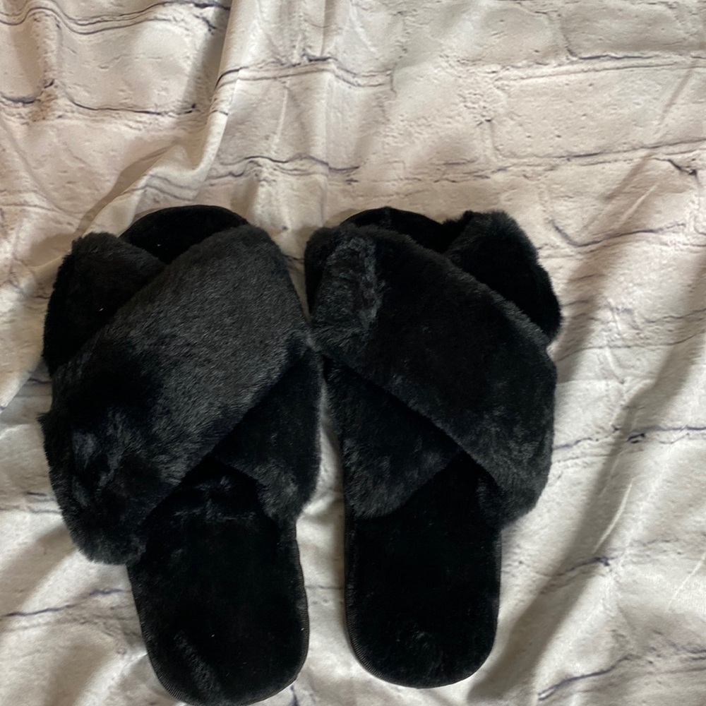 New Black Womens Slipper